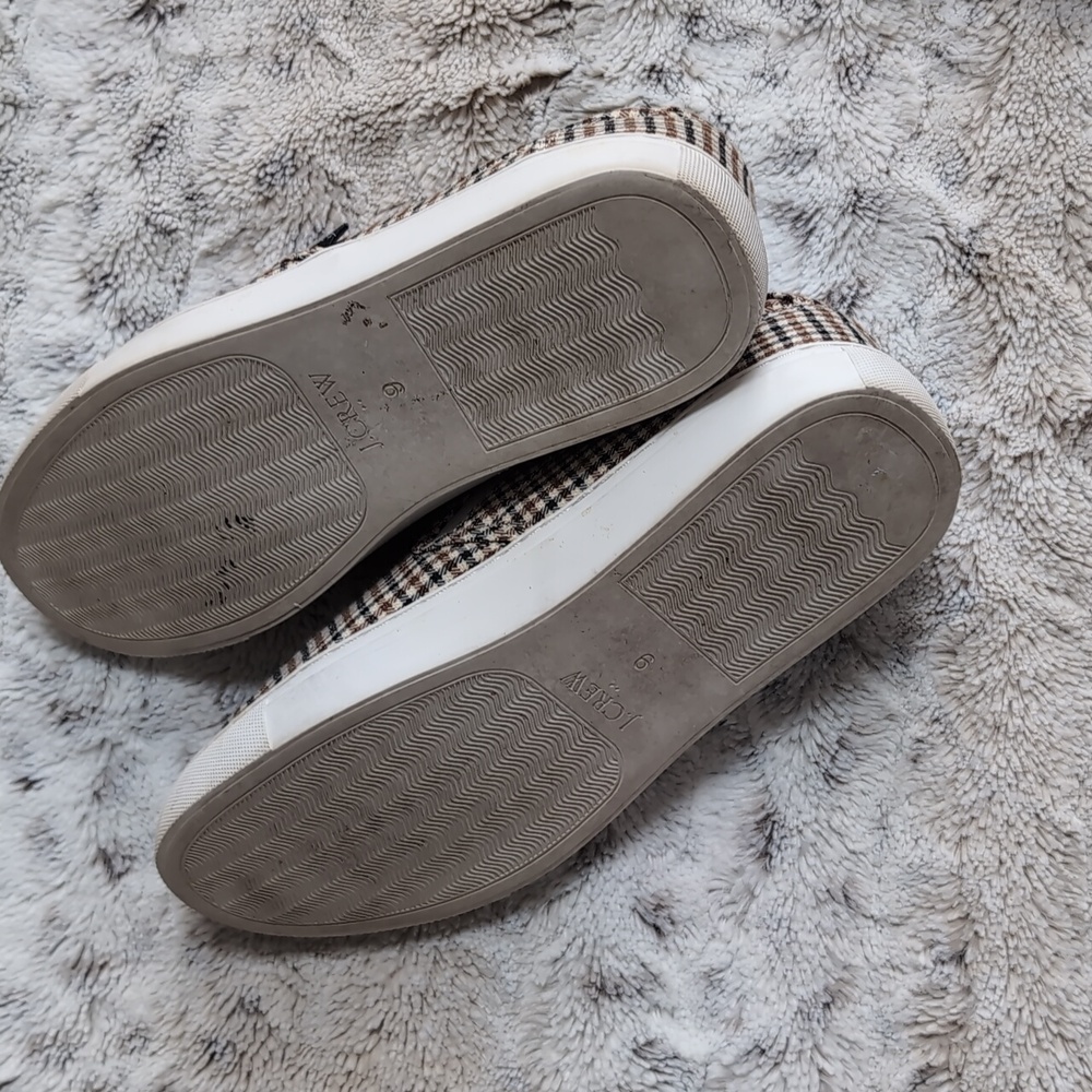 J. Crew Factory Plaid Slip-On Sneakers - Picture 7 of 7